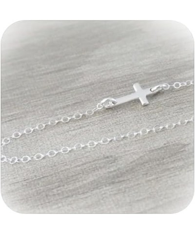 Cross Necklace for Women Gold Silver Cross Necklaces for Women Trendy Dainty Gold Necklace Sterling Silver Necklace for Men C...