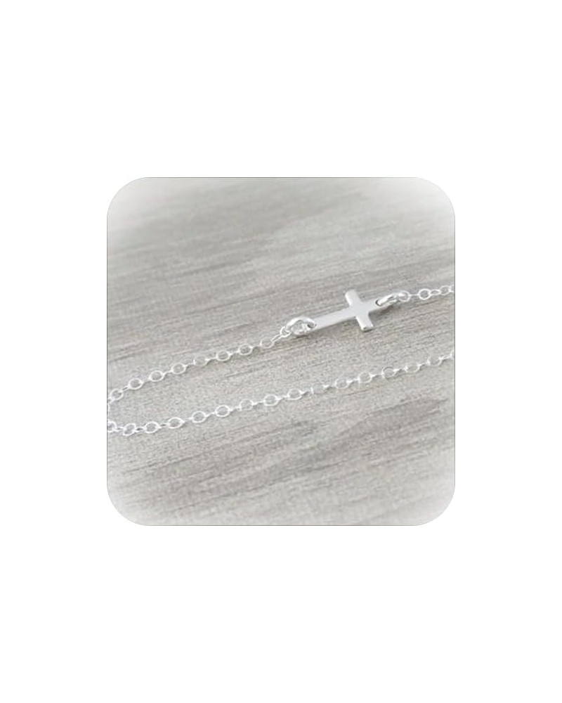 Cross Necklace for Women Gold Silver Cross Necklaces for Women Trendy Dainty Gold Necklace Sterling Silver Necklace for Men C...