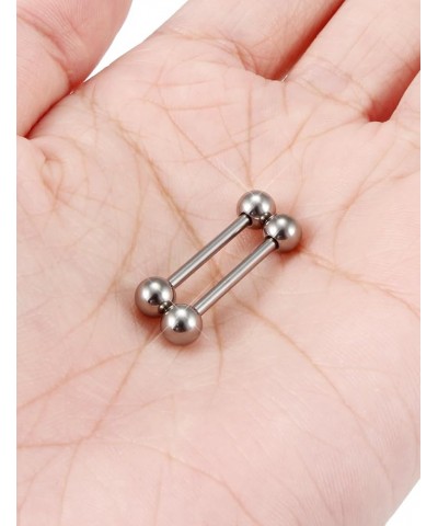 16G 14G Titanium NIpple Tongue Rings G23 Bridge piercing jewelry Nipple rings Bars 6mm 8mm 12mm 14mm 16mm 18mm 22mm 28mm 32mm...