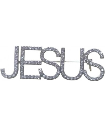 White and Black Color Red Heart Enamel "I Love JESUS"Brooches Lapel Pin rhinestone $7.45 Brooches & Pins