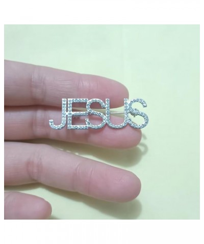 White and Black Color Red Heart Enamel "I Love JESUS"Brooches Lapel Pin rhinestone $7.45 Brooches & Pins