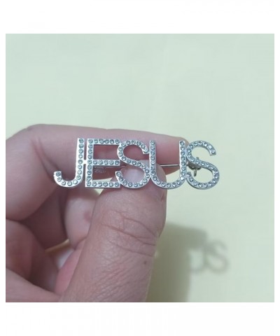 White and Black Color Red Heart Enamel "I Love JESUS"Brooches Lapel Pin rhinestone $7.45 Brooches & Pins