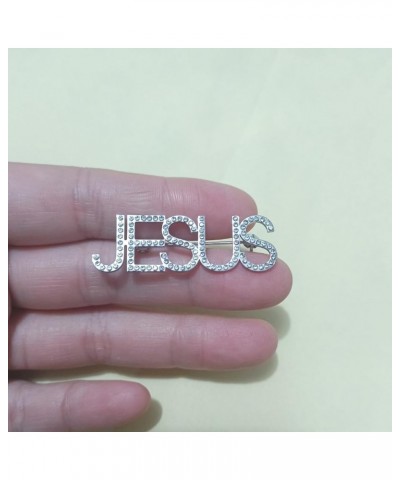 White and Black Color Red Heart Enamel "I Love JESUS"Brooches Lapel Pin rhinestone $7.45 Brooches & Pins