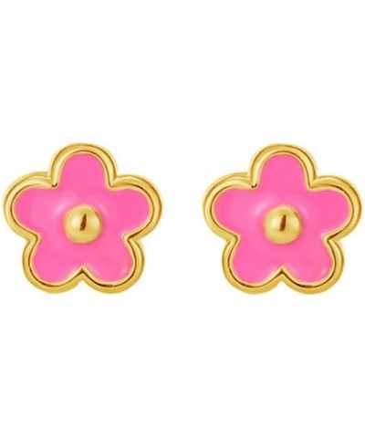 20g Colorful Flower Minimalist 925 Sterling Silver Tiny Mini Cute Small Cartilage Stud Earrings for Women Teen Girls Sensitiv...