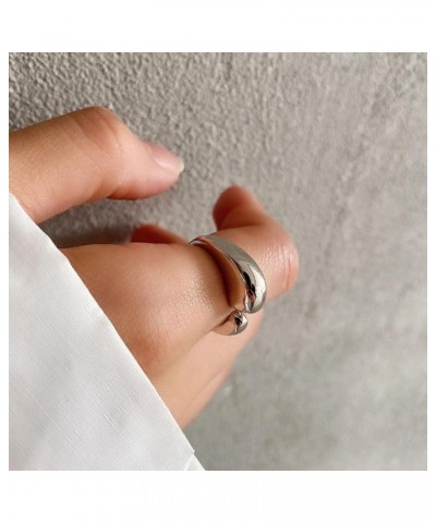 Chunky Rings for Women Gold Statement Rings Adjustable Open Stackable Ring Irregular Chunky Ring Vintage Thumb Rings Jewelry ...