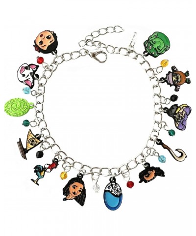 Universe of Fandoms Anime Cartoons princess Moaa Charm Bracelet Gifts for Women $9.85 Bracelets