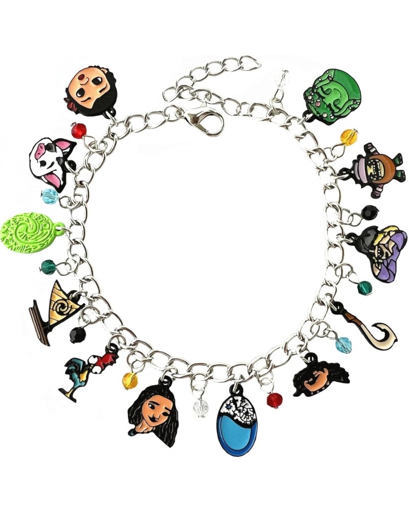 Universe of Fandoms Anime Cartoons princess Moaa Charm Bracelet Gifts for Women $9.85 Bracelets