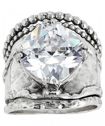 'Full of Charm' Sterling Silver Cubic Zirconia Ring $48.00 Rings