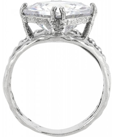 'Full of Charm' Sterling Silver Cubic Zirconia Ring $48.00 Rings