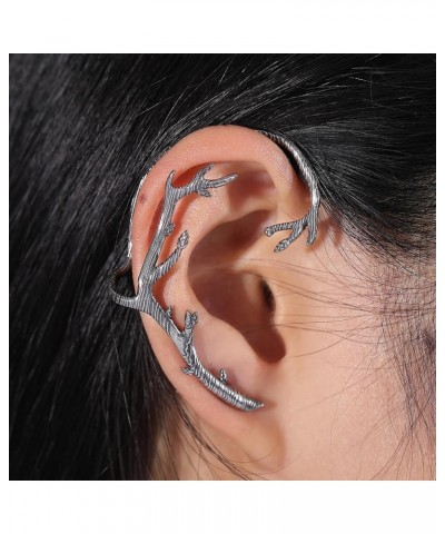 Gothic Dragon Ear Cuff 1pcs Retro Silver Punk Hip Hop Stainless Steel Snake Dragon Cuff Earring Cartilage Climber Ear Wrap Ea...