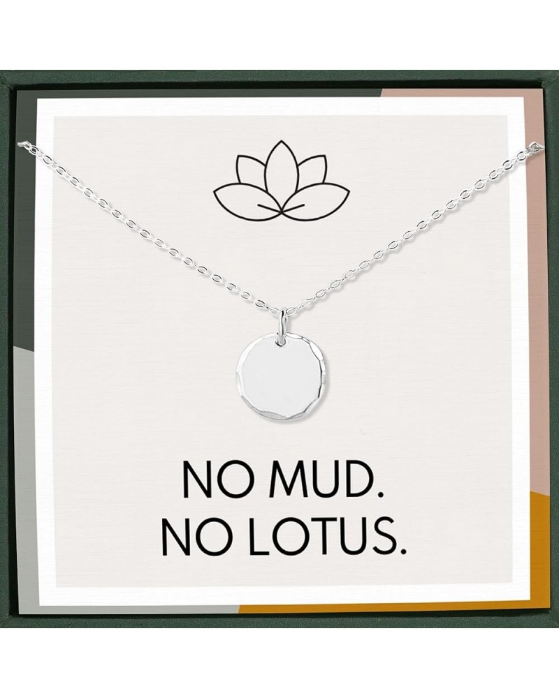 New Beginnings Lotus Necklace for Women - Gifts for Her - Divorce Gifts, Addiction Recovery, AAA, Sobriety Gifts for Women, B...