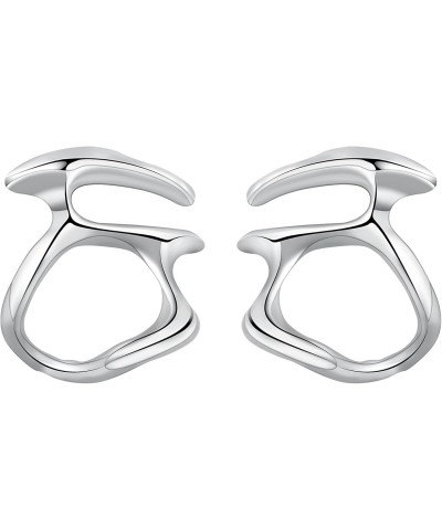 Y2k Statement Earrings For Women 925 Sterling Silver Earrings Irregular Unique Earrings Jewelry $8.49 Earrings