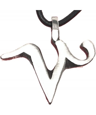 Pewter Zodiac Astrology and Astrological Birthday Pendant on Leather Necklace Capricorn-The Goat (Dec 22-Jan 20) $8.37 Necklaces