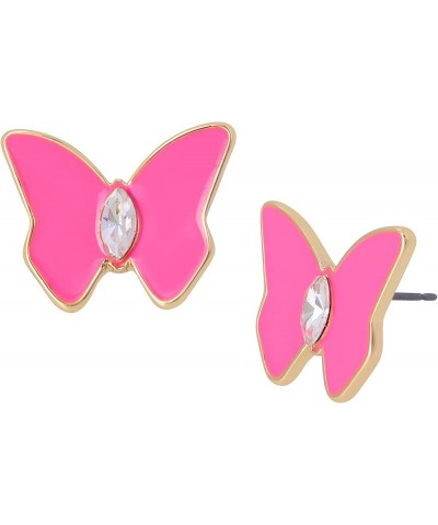 Butterfly Stud Earrings Butterfly Stud Earrings Pink $12.42 Earrings