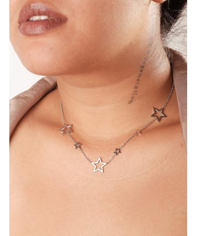 Y2k Silver Star Choker Necklace, Star Necklace Y2k, Y2k Necklaces, Star Jewelry, Christmas Jewelry Gift For Women 2 $7.79 Nec...