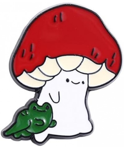 Brooches Pin Cute Lapel Brooch Mushroom and Froggo Lapel Pin Badge Pin Collar Brooch Enamel Pin $3.57 Brooches & Pins