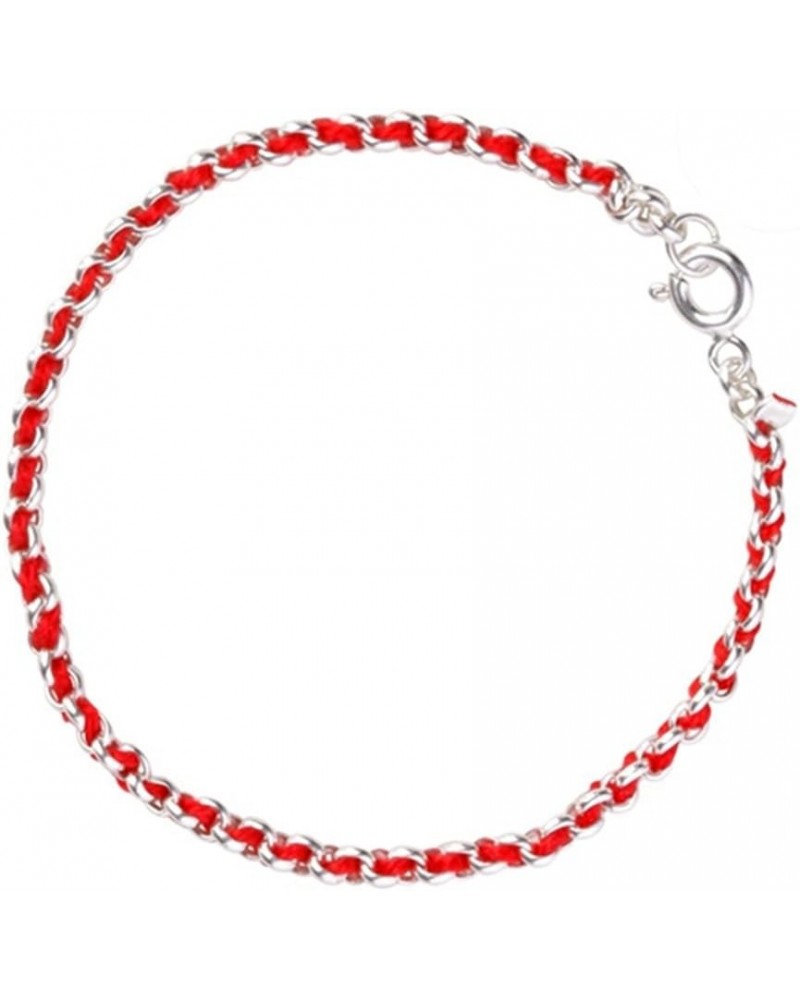 Kabbalah Red String Bracelet Sterling Silver 9 inch $42.92 Bracelets