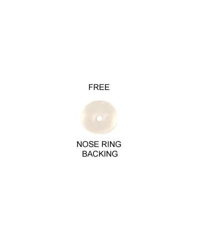 925 Sterling Silver Nose Bone Ring Choose Your Color 2mm Faux Opal 22G Green $9.68 Body Jewelry