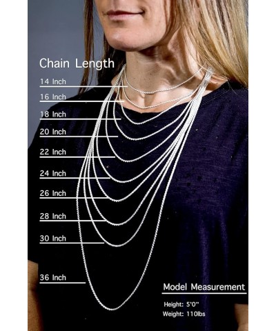 CHOOSE YOUR CLASP Sterling Silver 1.1mm Box Chain Necklace 26.0 Inches Pear Clasp $16.58 Necklaces