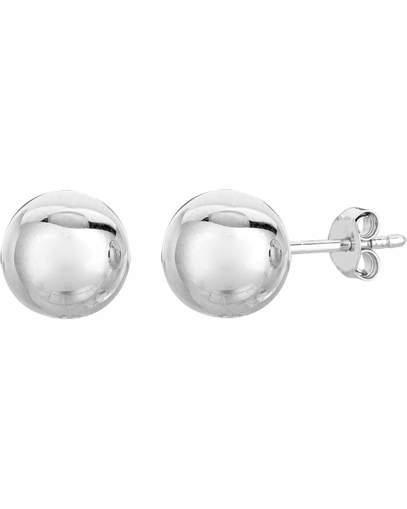 Sterling Silver Ball Stud Earrings 5 mm $16.00 Earrings