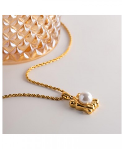 Women Gold Dianty Necklace Sun Crescent Moon Star Evil Eye Lock Lovely Heart Flower Butterfly Pearl Pendant Coin Necklaces 18...