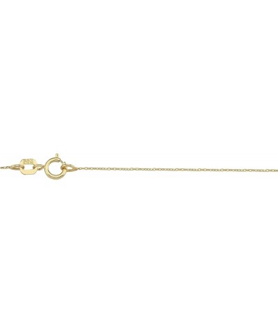 100% 14k Pure Gold Necklace - Non Tarnish Dainty Charm Personalized Initial Necklaces for Women, Teen Girls, Mom, Daughter, G...