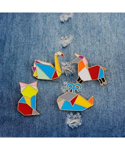 Fashion Cartoon Enamel Brooch Pins Set for Unisex Child Women's Clothing Decorate Colorful Animals $11.65 Brooches & Pins