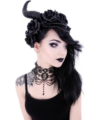 Restyle Victorian Gothic Burlesque black Beaded Chandelier Choker Necklace $32.80 Necklaces