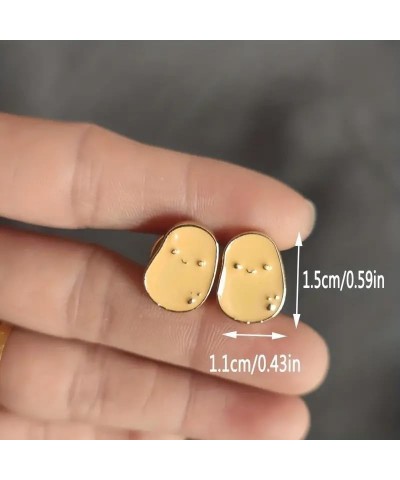 Potato Enamel Pin Brooch (Single or 2-part Set) 2-Part Set $10.79 Brooches & Pins