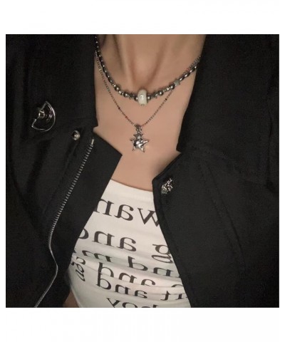 Y2k Necklace for Women Grunge Jewelry Emo Accessories Cute Necklaces Fairy Grunge Accessories T $7.79 Necklaces