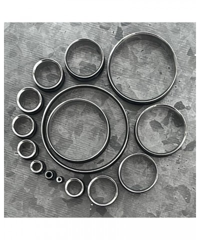 PAIR Steel Single Flare Tunnels with O-rings Ear Plugs Earlets Gauges Pierced Body Jewelry 1&1/8" (28mm) $13.99 Body Jewelry