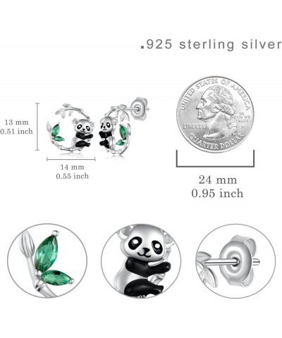 Axolotl/Cow/Cat/Koala/Lion/Hedgehog/Elephant/Mermaid/Panda/Fox/Butterfly Stud Earrings for Women - 925 Sterling Silver Cute A...