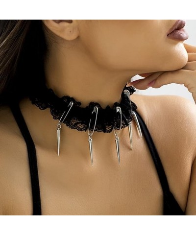 Black Ball Beads Chain Choker with Star Pedant Double Layer Necklace for Women Girls (Style 4) Style 2 $8.54 Necklaces