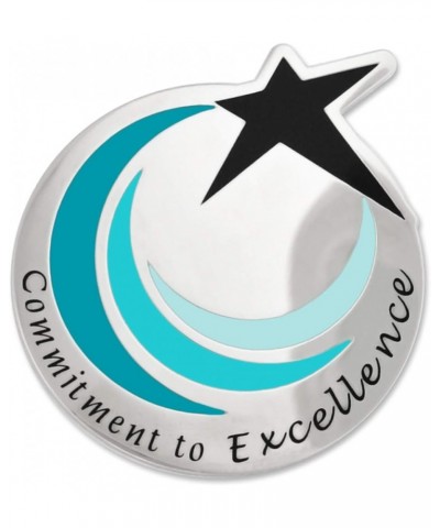 PinMart's Commitment To Excellence Recognition Service Star Lapel Pin 1 Piece $13.21 Brooches & Pins