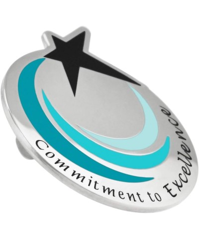 PinMart's Commitment To Excellence Recognition Service Star Lapel Pin 1 Piece $13.21 Brooches & Pins