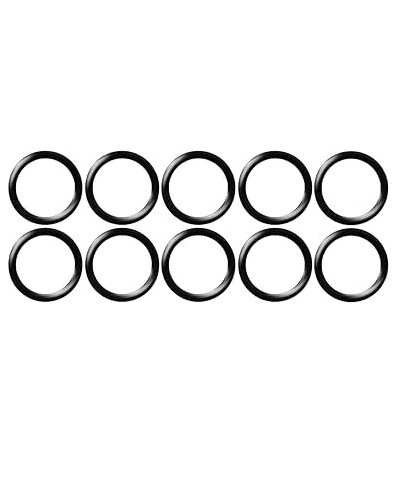 Pack of 10 Black Silicone Body Jewelry O-Rings (4mm (0.16")) 21mm (0.83") $6.50 Body Jewelry