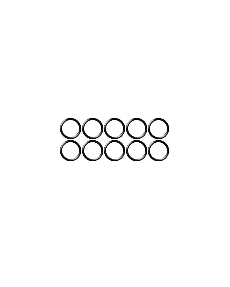 Pack of 10 Black Silicone Body Jewelry O-Rings (4mm (0.16")) 21mm (0.83") $6.50 Body Jewelry