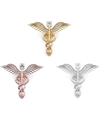 3 PCS Medical Caduceus Doctor Nurse Brooch Pin Sets Jewelry for Graduation Medical Student Gifts (3 pics) $8.95 Brooches & Pins