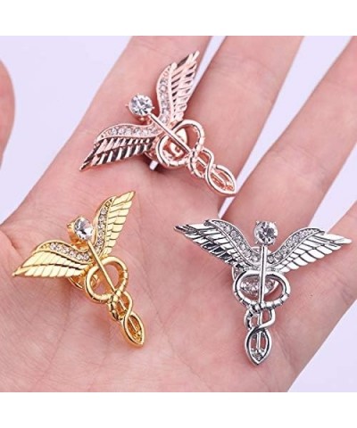 3 PCS Medical Caduceus Doctor Nurse Brooch Pin Sets Jewelry for Graduation Medical Student Gifts (3 pics) $8.95 Brooches & Pins