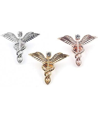 3 PCS Medical Caduceus Doctor Nurse Brooch Pin Sets Jewelry for Graduation Medical Student Gifts (3 pics) $8.95 Brooches & Pins