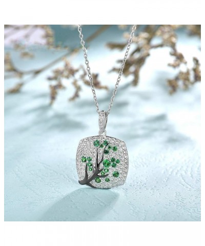 Sterling Silver Cherry Pendant for Women [A]Green $15.67 Pendants