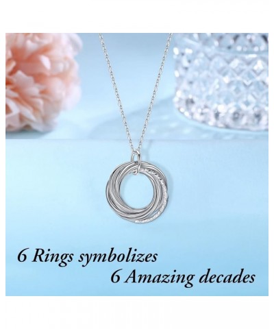 Birthday Gifts for Women, Sterling Silver Necklaces 30th 40th 50th 60th 70th 80th 90th Birthday Necklace For Her 30 40 50 60 ...