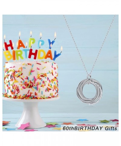 Birthday Gifts for Women, Sterling Silver Necklaces 30th 40th 50th 60th 70th 80th 90th Birthday Necklace For Her 30 40 50 60 ...