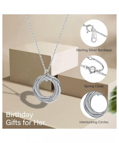 Birthday Gifts for Women, Sterling Silver Necklaces 30th 40th 50th 60th 70th 80th 90th Birthday Necklace For Her 30 40 50 60 ...