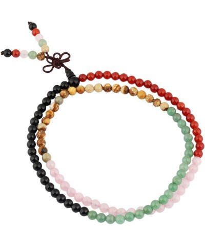 6mm 108 Healing Gemstone Mala Prayer Beads Stretch Bracelet Necklace for Men and Women crystal quartz stone $12.21 Necklaces