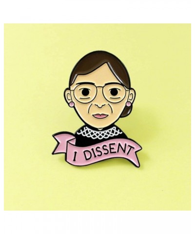 RBG I DISSENT Brooch Pin, Ruth Bader Ginsburg Feminist Notorious RBG Badge Button for Social Justice Equality Women Rights, R...