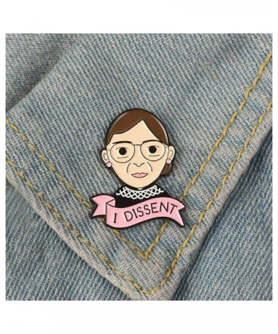 RBG I DISSENT Brooch Pin, Ruth Bader Ginsburg Feminist Notorious RBG Badge Button for Social Justice Equality Women Rights, R...