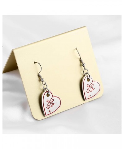 To Grow Old In V-Earrings Gift for Best Friend Jewelry Gift for Girlfriend Women To grow old in  v. ky $10.96 Earrings