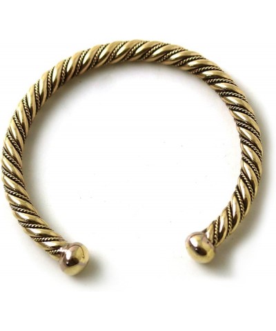 Bronze Norse Viking Spiral Twisted Cable Bangle Cuff Bracelet Arm Ring Jewelry 6 Inches $17.22 Bracelets