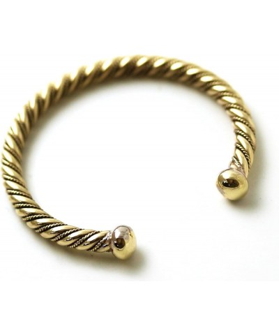 Bronze Norse Viking Spiral Twisted Cable Bangle Cuff Bracelet Arm Ring Jewelry 6 Inches $17.22 Bracelets